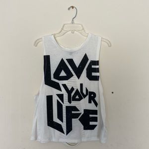 Ribbed Back tank top